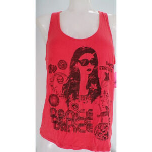 Dance Tank Top Small Medium Adult Coral Hip Hop Jazz Tap
